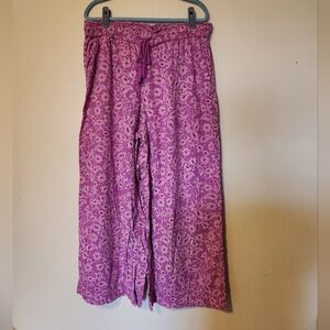 Knox Rose Lavender-Pink Floral Pants